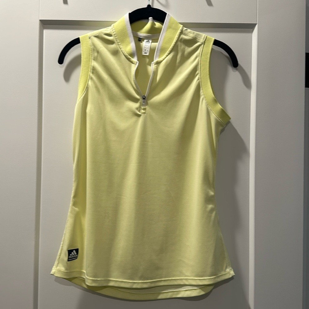 Like New Women’s Adidas Golf Tank Yellow Size S